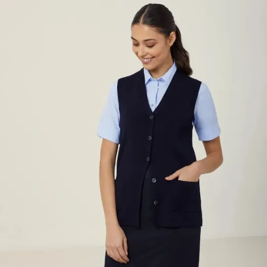 Picture of NNT Ladies Wool Rich V-Neck Vest